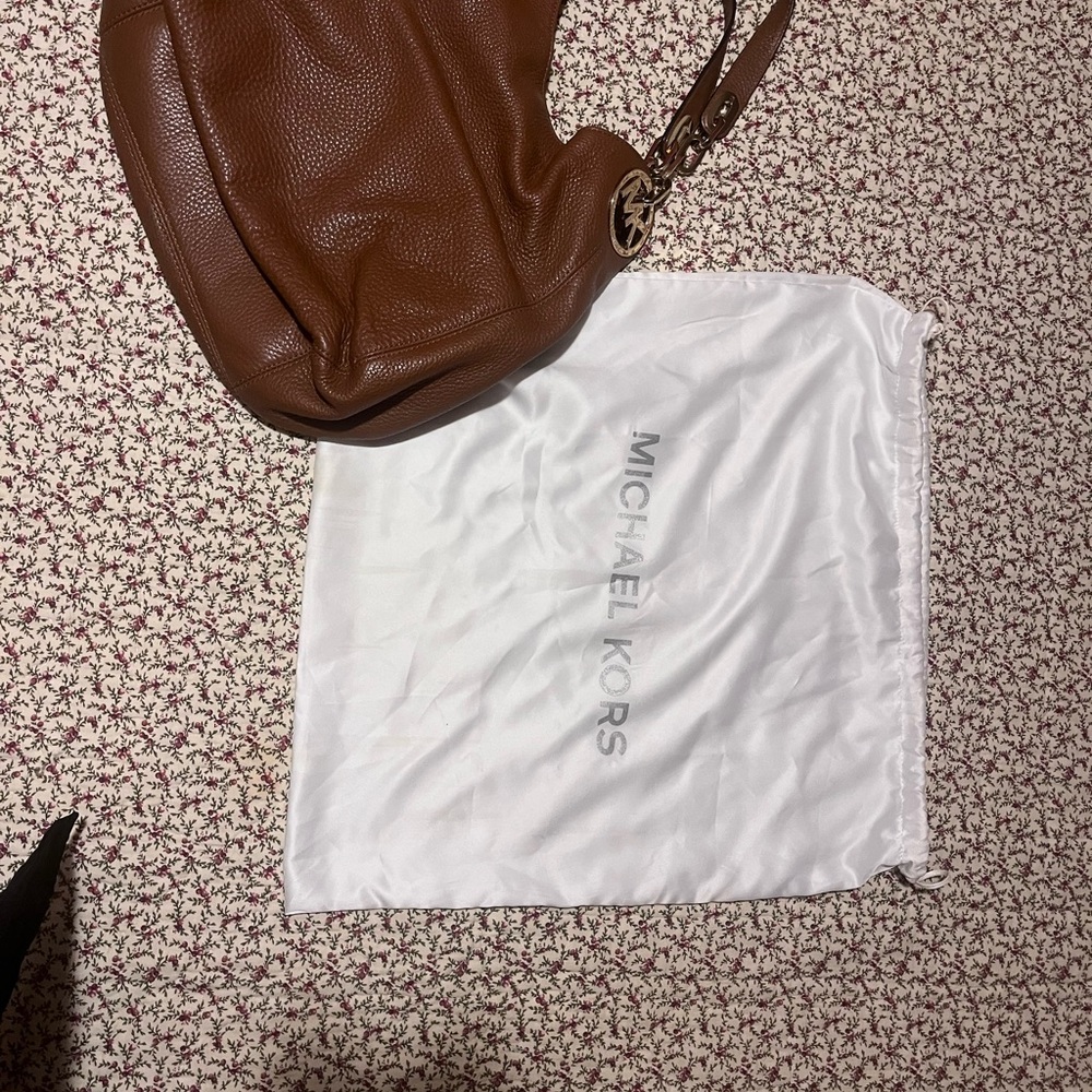 Michael Kors Chestnut Leather Tote
